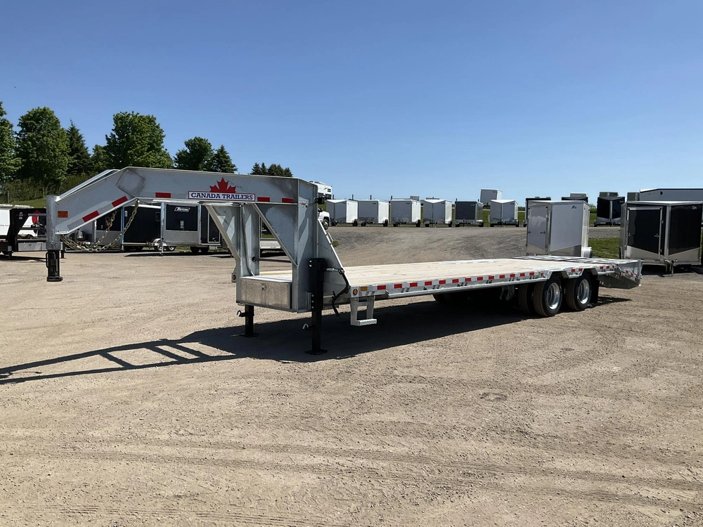 2026 Canada Trailers 8.5x30 15 Ton Galvanized Gooseneck Equipment Trailer alt