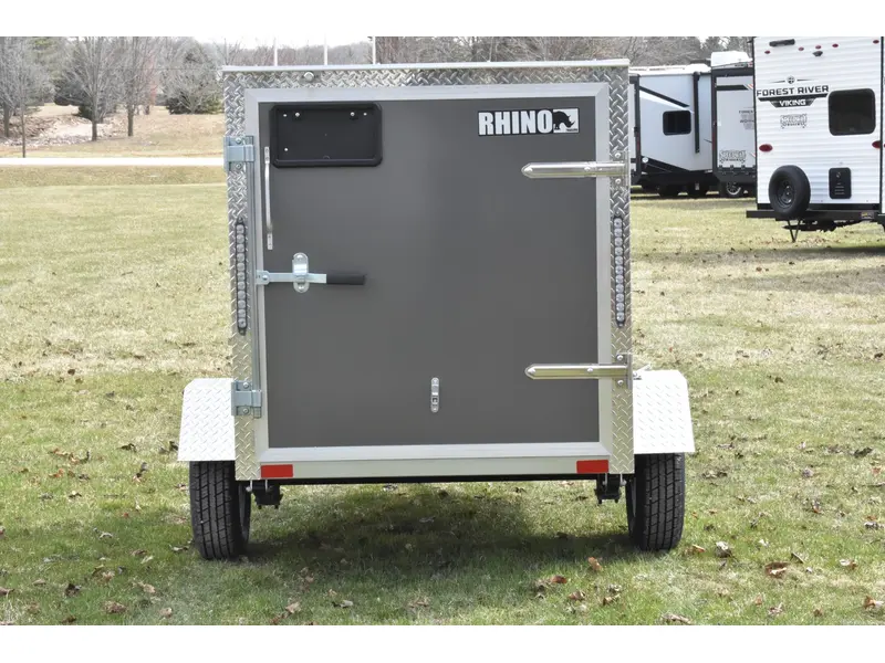 2026 Rhino Galvanized Enclosed 4' x 6' SA