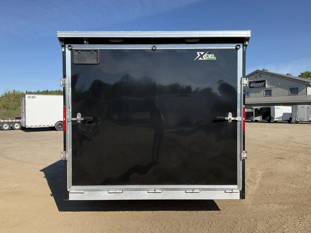2026 Xcel Trailers 8.5x14 Plus V-nose Aluminum Snowmobile Trailer alt