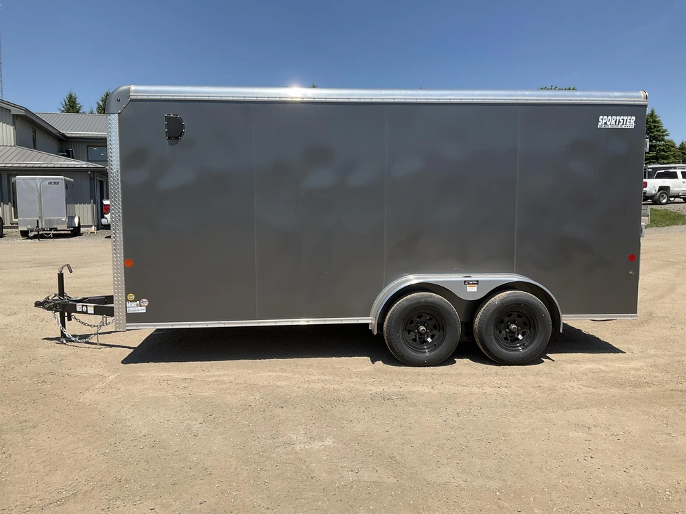 2026 Car Mate Trailers 7x16 Hd Sportster Cargo Trailer alt