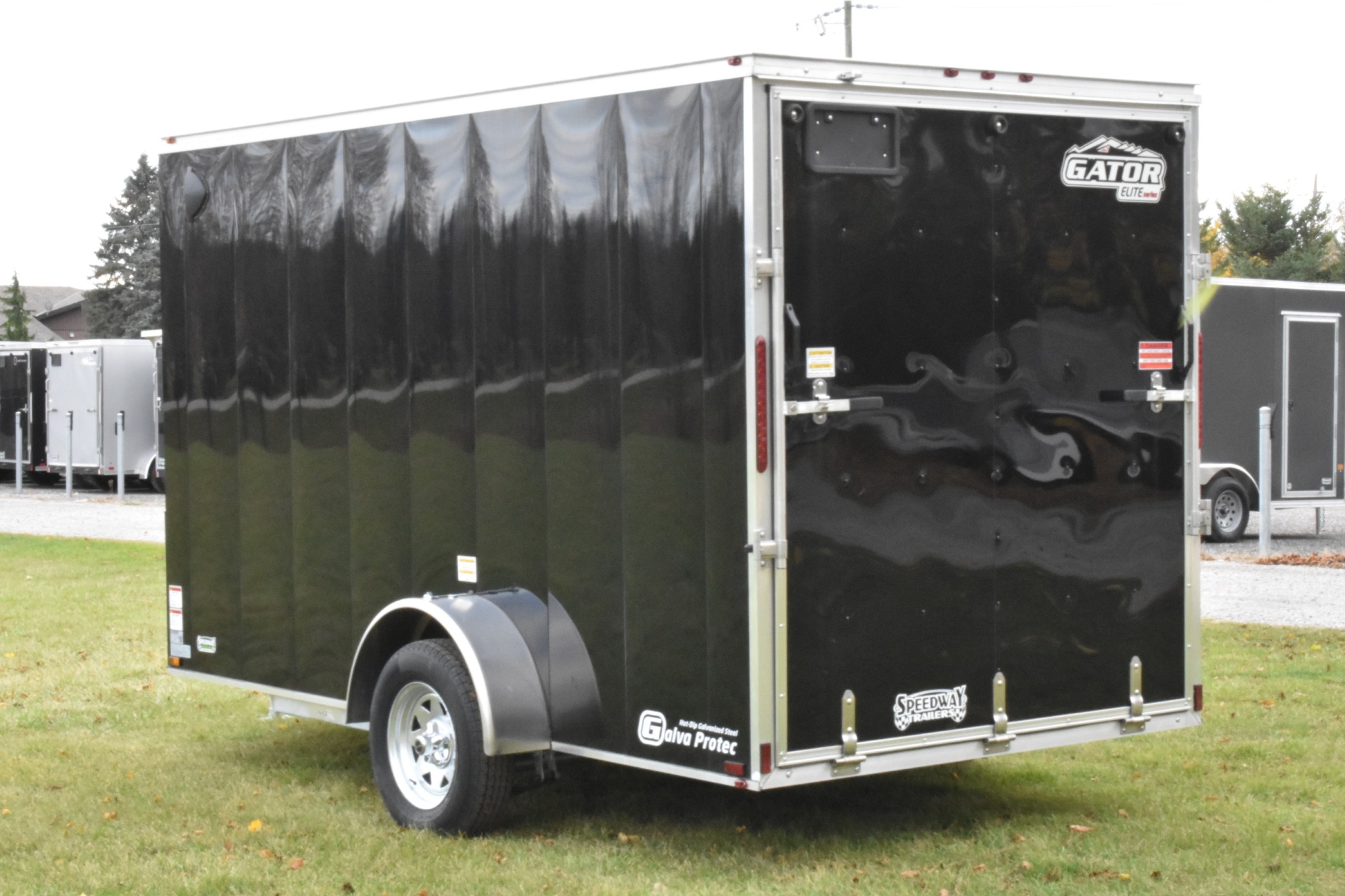 2026 Gator Galvanized Enclosed 6' x 12' Single Axle w/ Ramp thumbnail 3