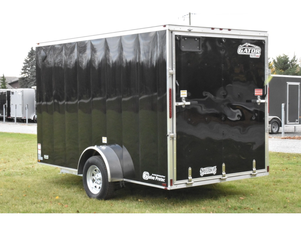 2026 Gator Galvanized Enclosed 6' X 12' Single Axle W/ Ramp alt