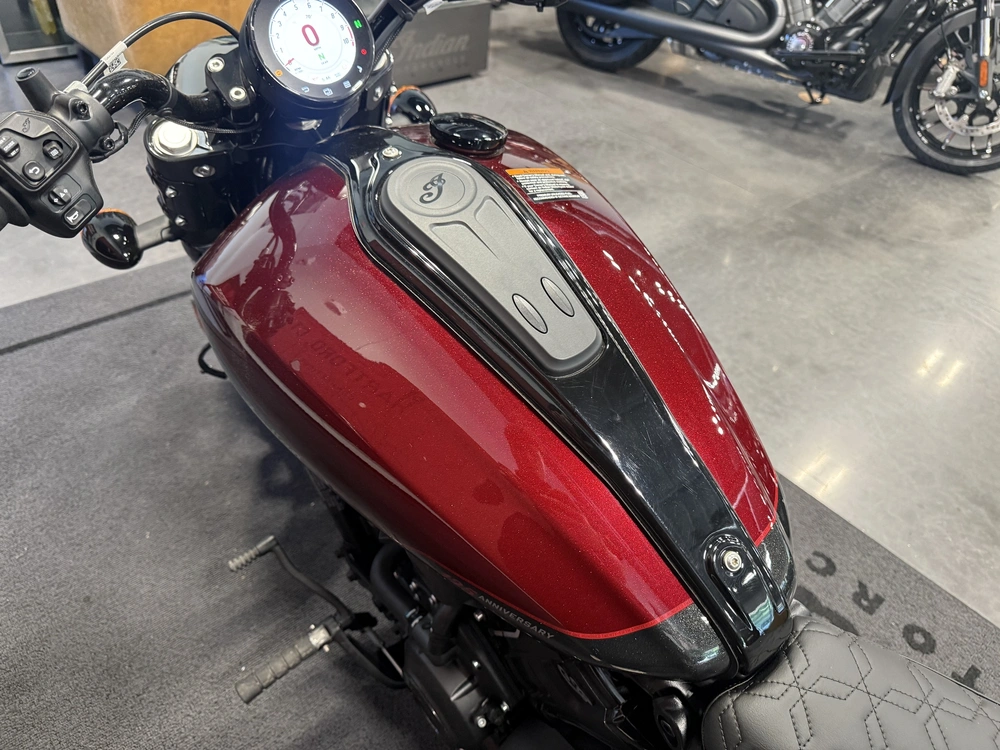 2026 Indian Motorcycle 125 Scout Bobbr, 125 Red W/ Blk Crstl, 49st alt