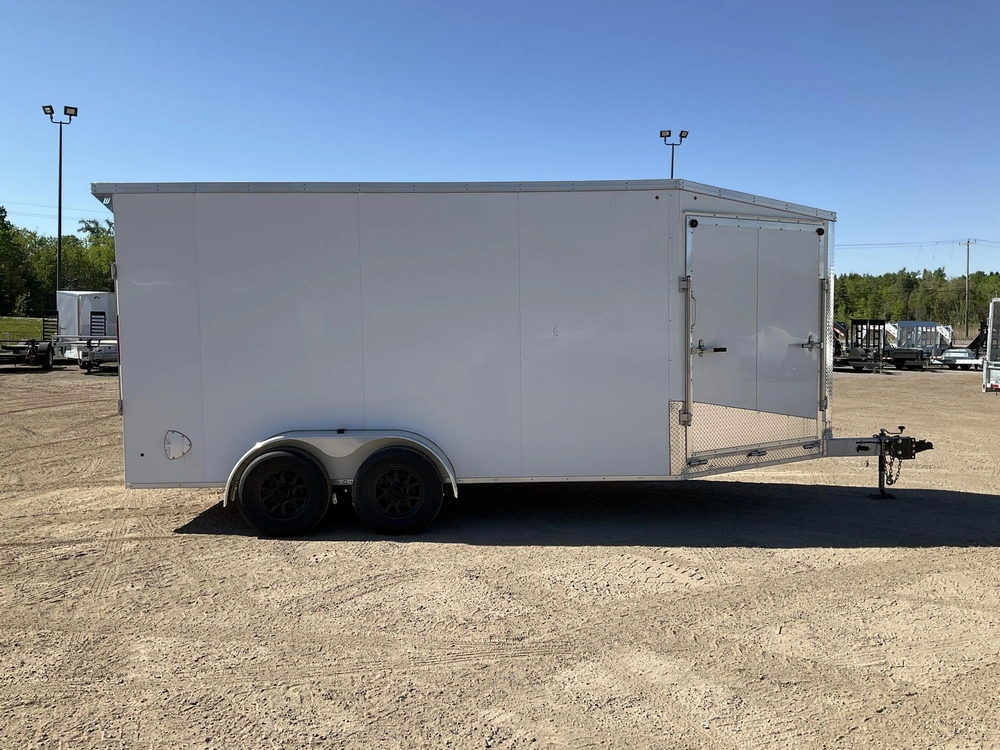 2026 Xcel Trailers 7x14 Plus V-nose Hd Aluminum Snowmobile Trailer alt