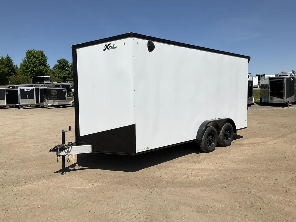 2026 Xcel Trailers 7.5x16 Plus V-nose Aluminum Cargo Trailer alt