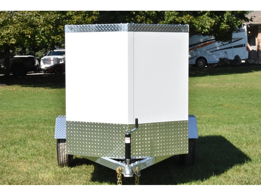2026 Rhino Galvanized Enclosed 4' X 8' Sa alt