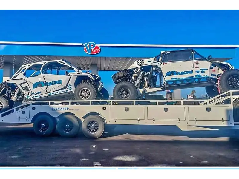 2025 Elevation FAB Tri Axel Race Trailer
