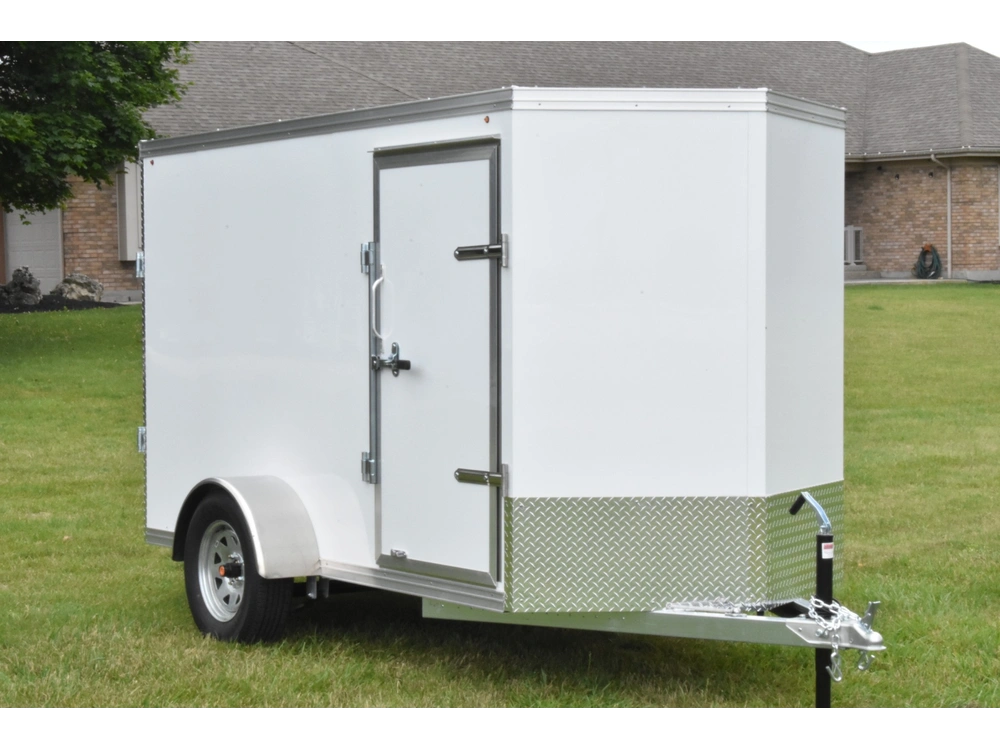 2025 Rhino Galvanized Enclosed 5' X 10' Sa Ramp alt