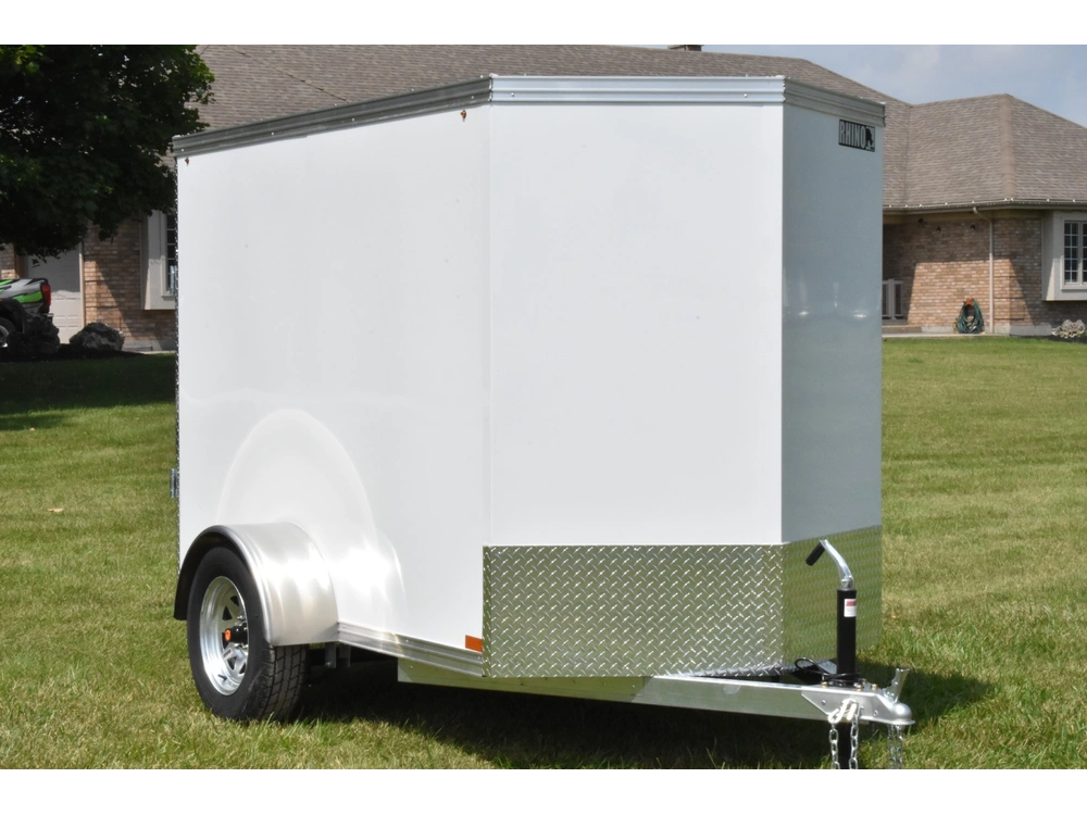 2026 Rhino Galvanized Enclosed 5' X 8' Sa Ramp alt