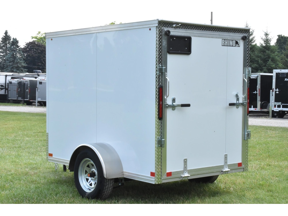 2026 Rhino Galvanized Enclosed 5' X 8' Sa Ramp alt