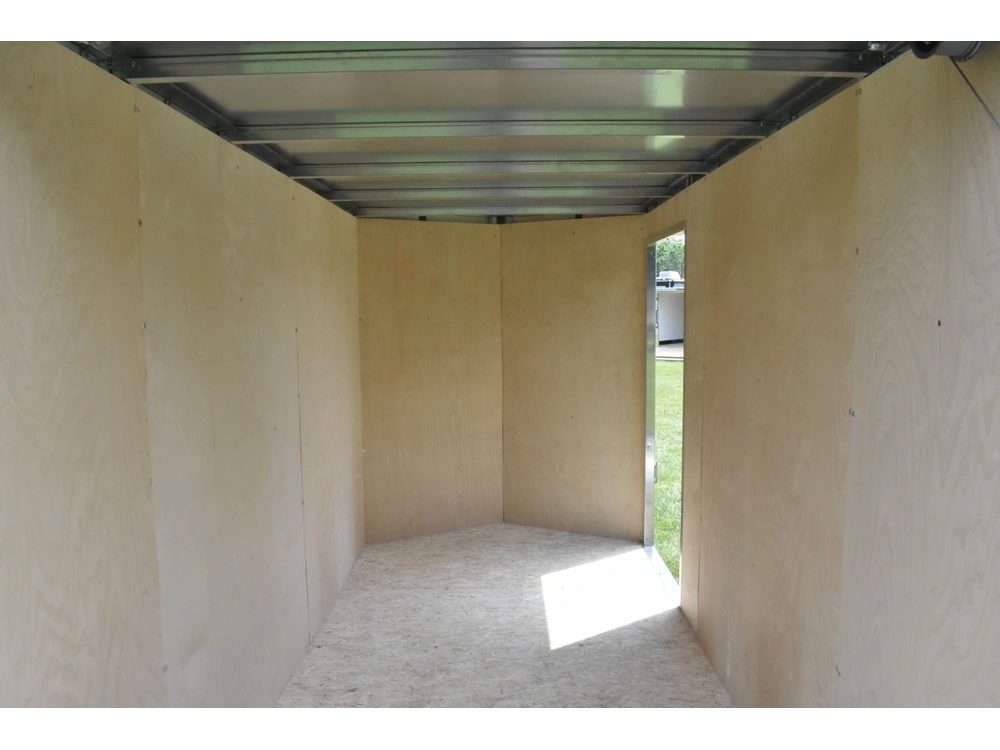 2026 Rhino Galvanized Enclosed 5' X 10' Single Axle W/ Ramp alt