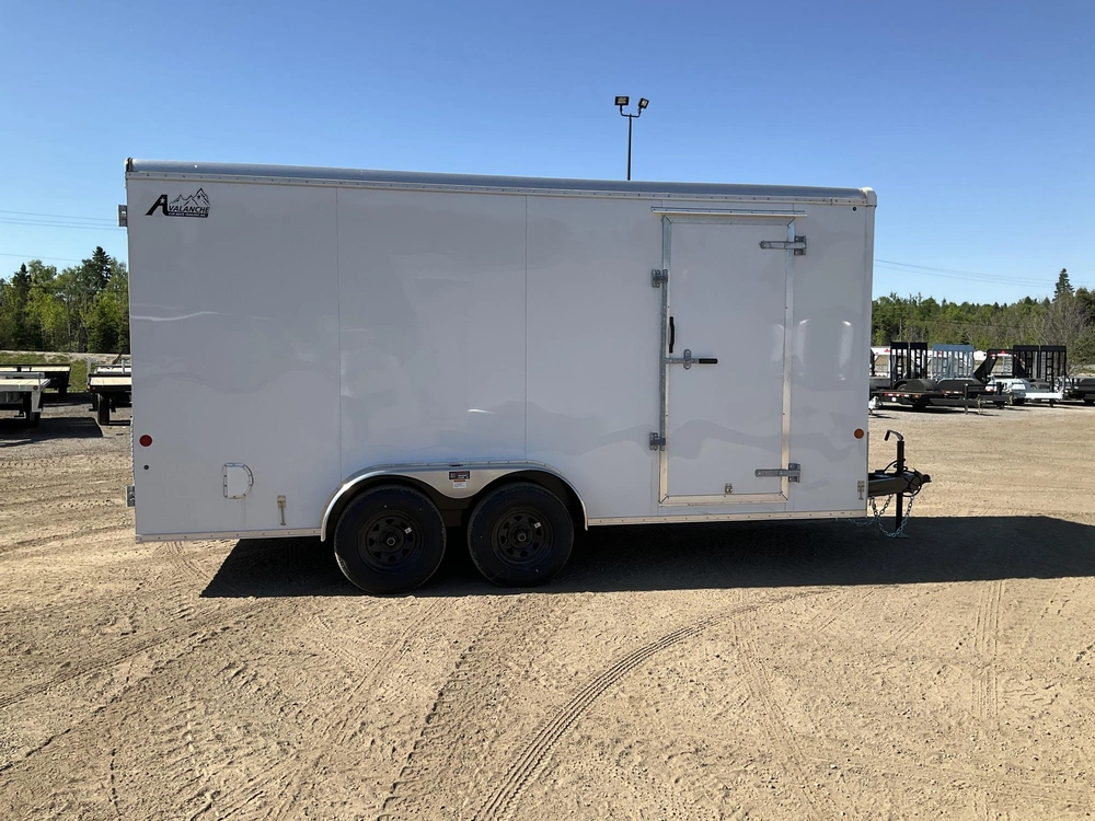 2026 Car Mate Trailers 7x16 Plus V-nose Avalanche Hd Cargo Trailer alt