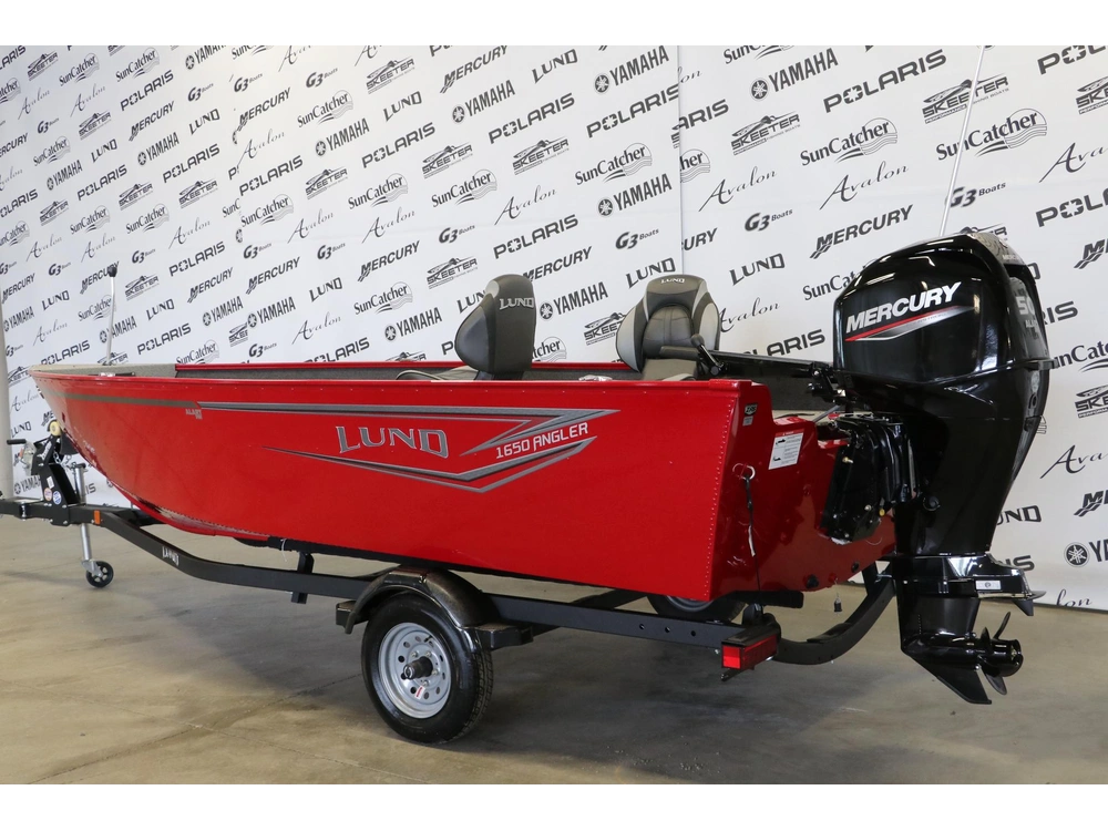 2026 Lund 1650 Angler Tiller + Mercury 50elhpt alt