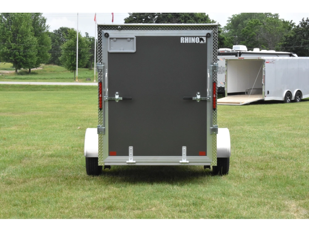 2025 Rhino Galvanized Enclosed 5' X 10' Sa Ramp alt