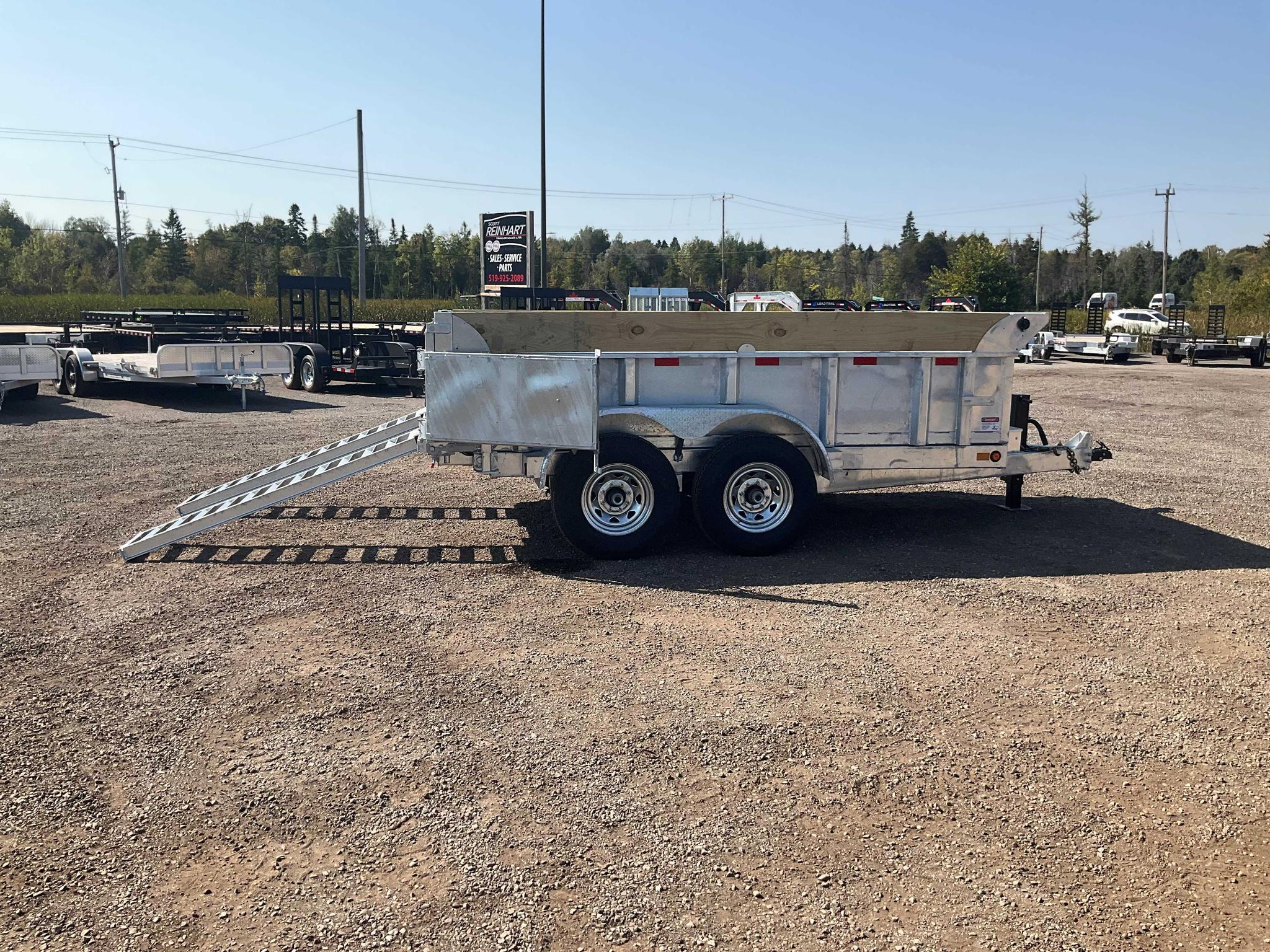 2026 Canada Trailers 83x12 7 Ton Galvanized Dump Trailer thumbnail 11