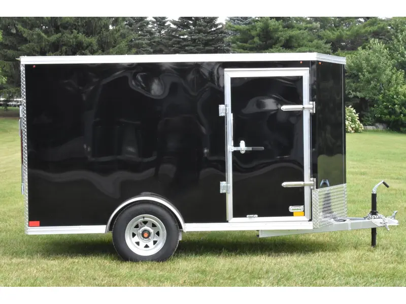 2026 Rhino Galvanized Enclosed 5' x 10' Single Axle w/ Ramp