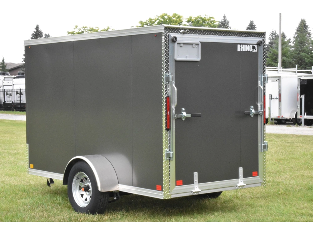 2025 Rhino Galvanized Enclosed 5' X 10' Sa Ramp alt