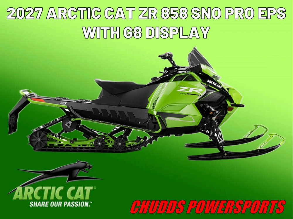 2027 Arctic Cat Zr 858 Sno Pro Eps W/arctic Cat G8 Display alt