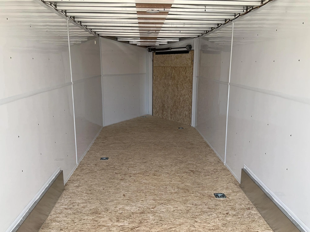 2026 Xcel Trailers 7.5x22 Plus V-nose Aluminum Snowmobile Trailer alt