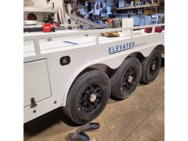 2025 Elevation FAB Tri Axel Race Trailer