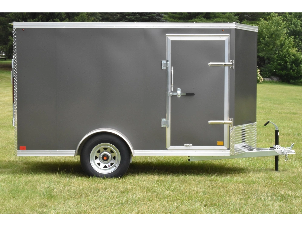 2025 Rhino Galvanized Enclosed 5' X 10' Sa Ramp alt