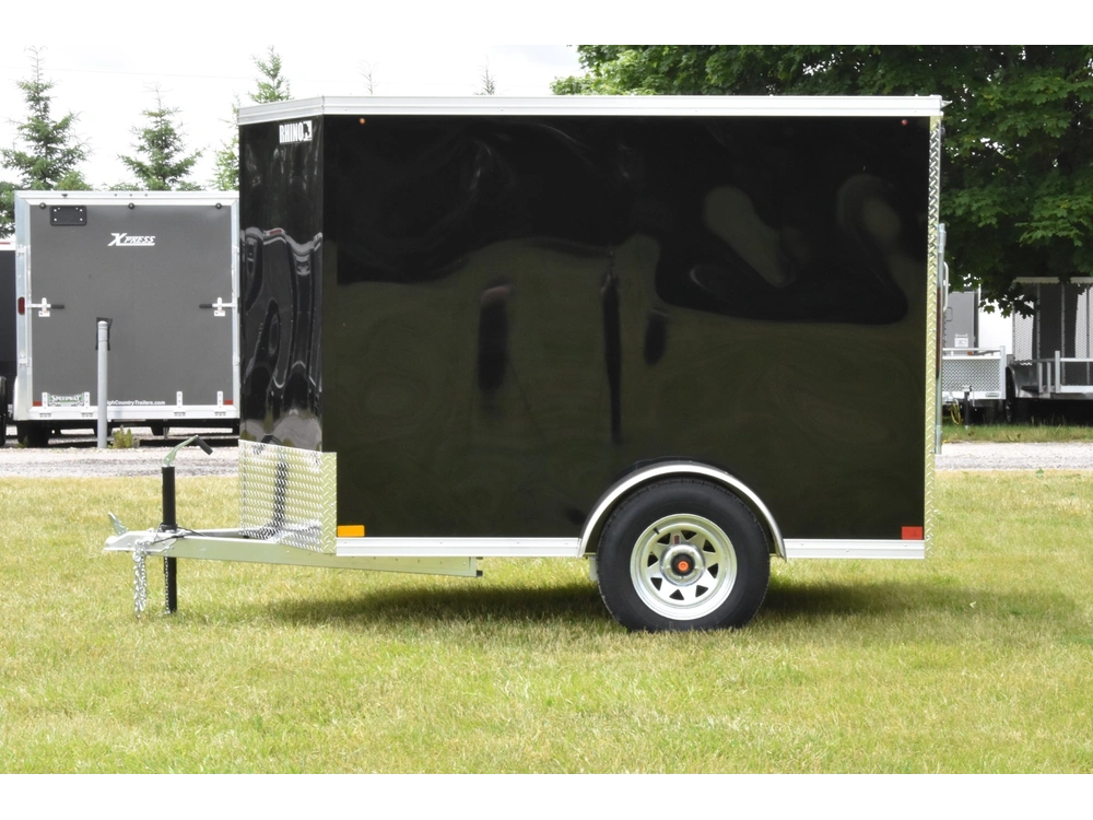 2026 Rhino Galvanized Enclosed 5' X 8' Sa Ramp alt