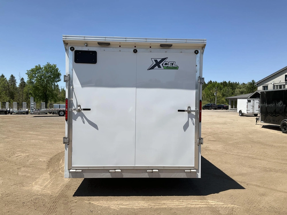 2026 Xcel Trailers 7.5x22 Plus V-nose Aluminum Snowmobile Trailer alt