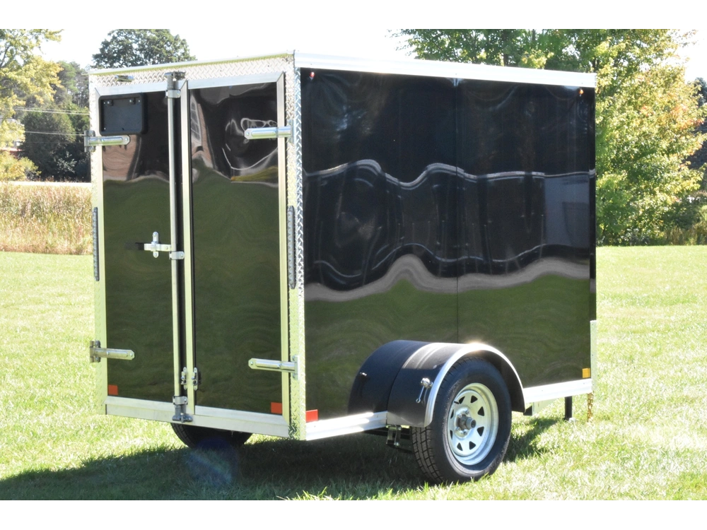 2026 Rhino Galvanized Enclosed 5' X 8' Sa Dd alt