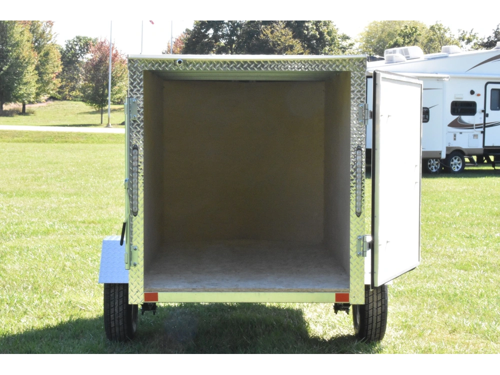 2026 Rhino Galvanized Enclosed 4' X 8' Sa alt