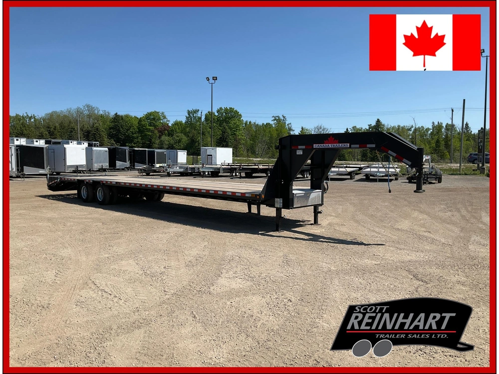 2026 Canada Trailers 8.5x40 12 Ton Gooseneck Equipment Trailer alt