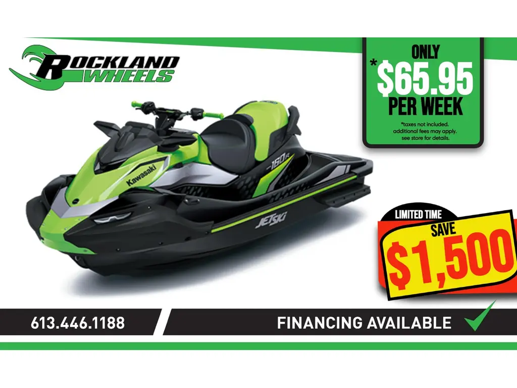 New 2026 Kawasaki JET SKI STX 160R in Rockland - Rockland Wheels
