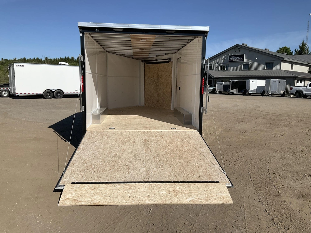 2026 Xcel Trailers 8.5x14 Plus V-nose Aluminum Snowmobile Trailer alt