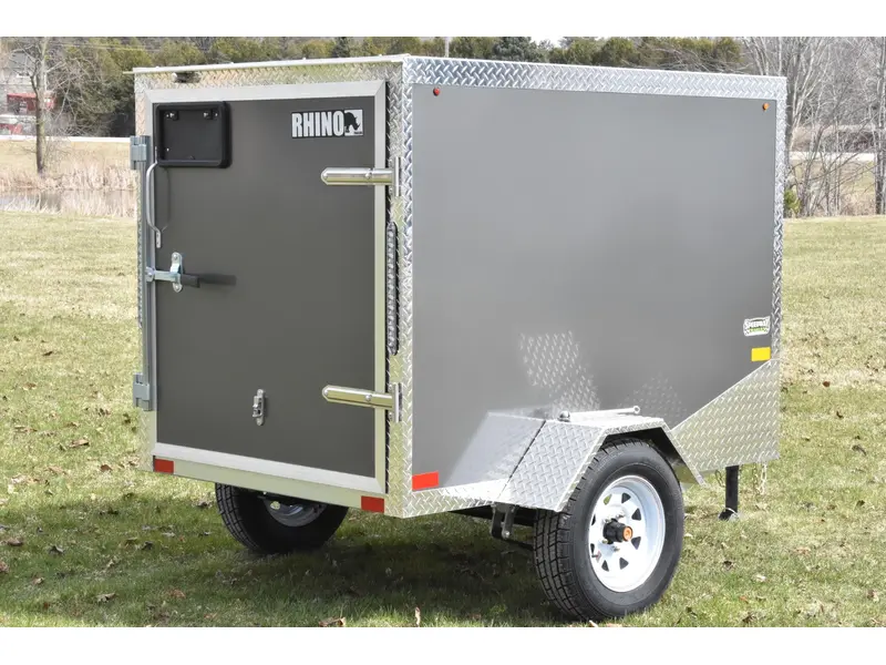 2026 Rhino Galvanized Enclosed 4' x 6' SA