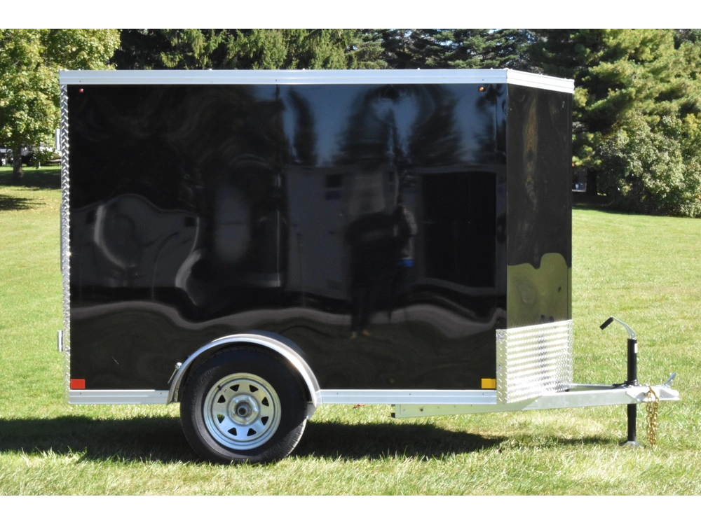2026 Rhino Galvanized Enclosed 5' X 8' Sa Dd alt