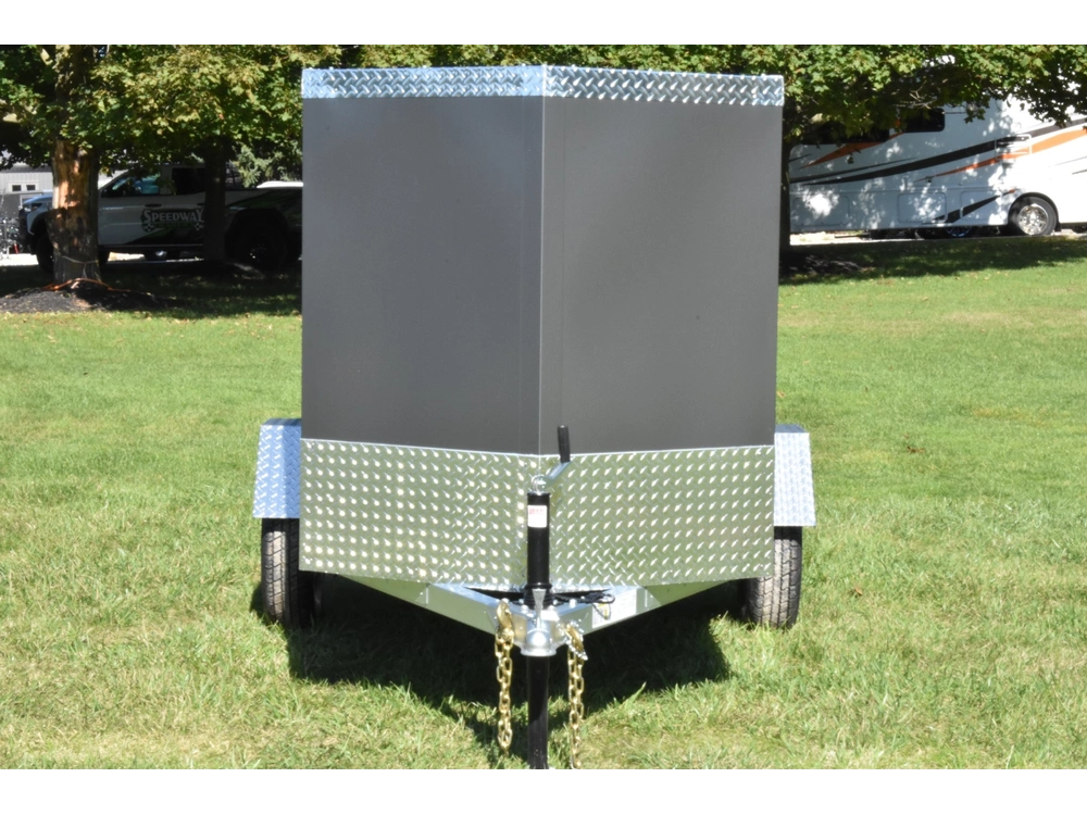 2026 Rhino Galvanized Enclosed 4' X 8' Sa alt