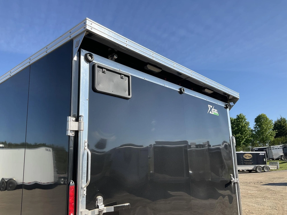 2026 Xcel Trailers 8.5x14 Plus V-nose Aluminum Snowmobile Trailer alt