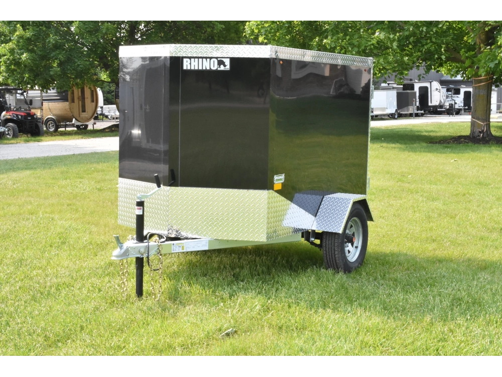 2026 Rhino Galvanized Enclosed 4' X 6' Sa alt