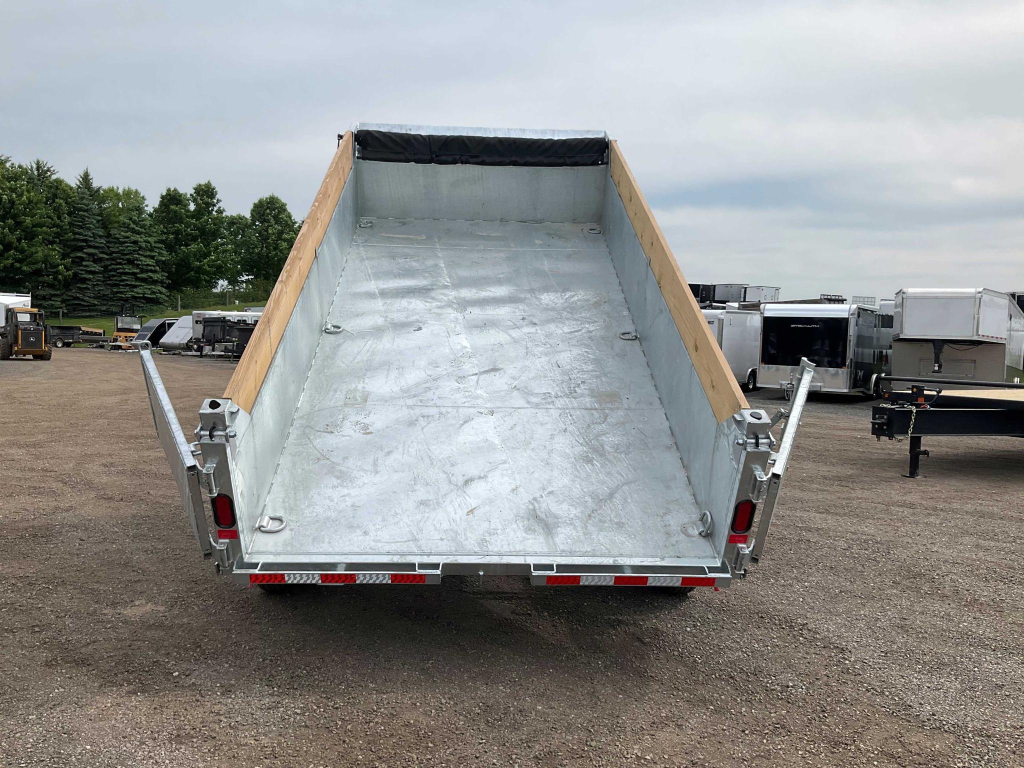 2026 Canada Trailers 83x14 7 Ton Galvanized Dump Trailer thumbnail 9