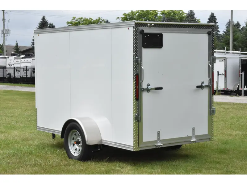 2026 Rhino Galvanized Enclosed 5' x 10' Single Axle w/ Ramp