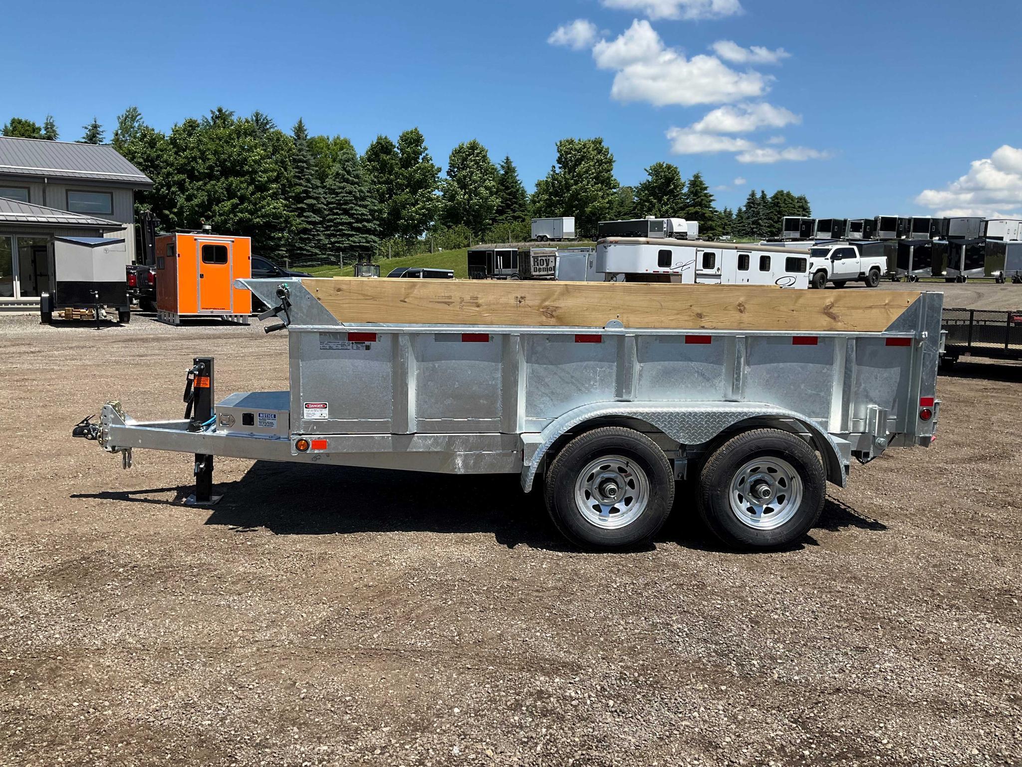 2026 Canada Trailers 6x12 5 Ton Galvanized Dump Trailer thumbnail 3