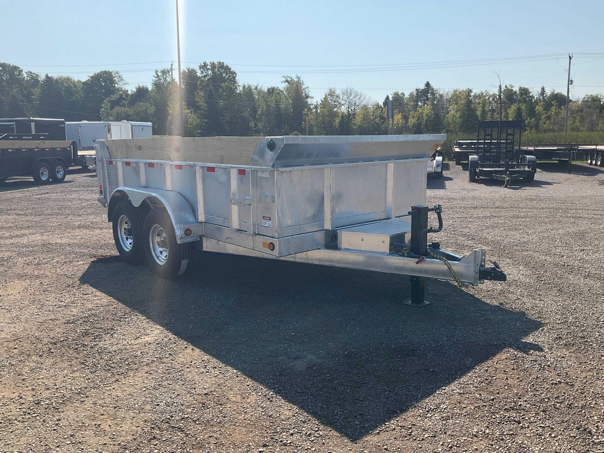 2026 Canada Trailers 83x12 7 Ton Galvanized Dump Trailer thumbnail 4