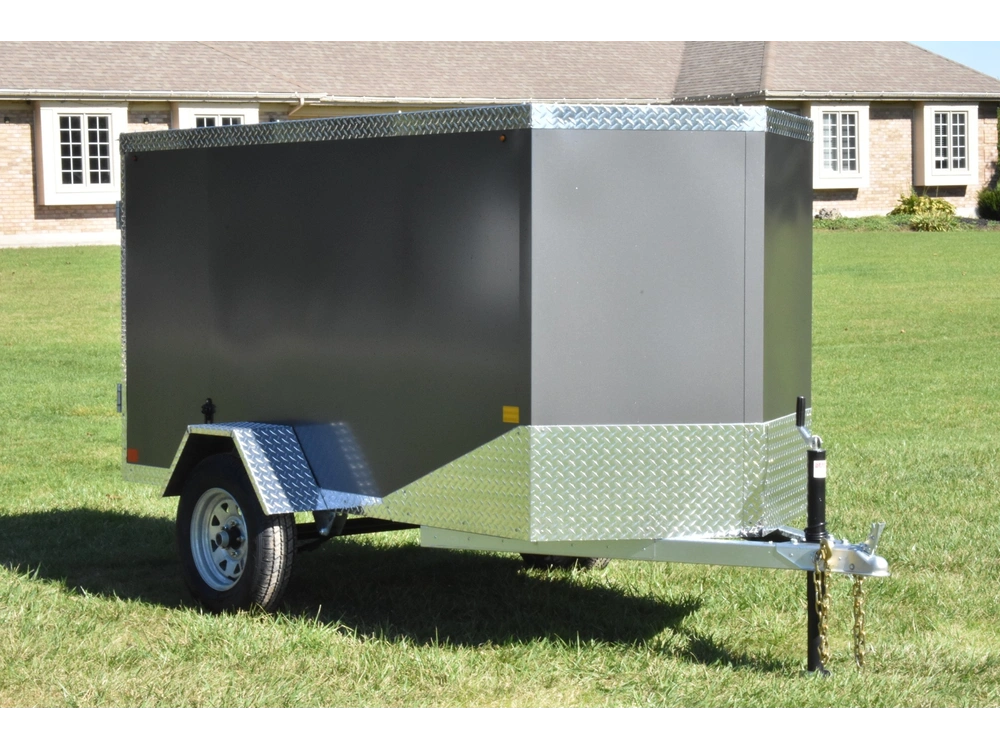 2026 Rhino Galvanized Enclosed 4' X 8' Sa alt