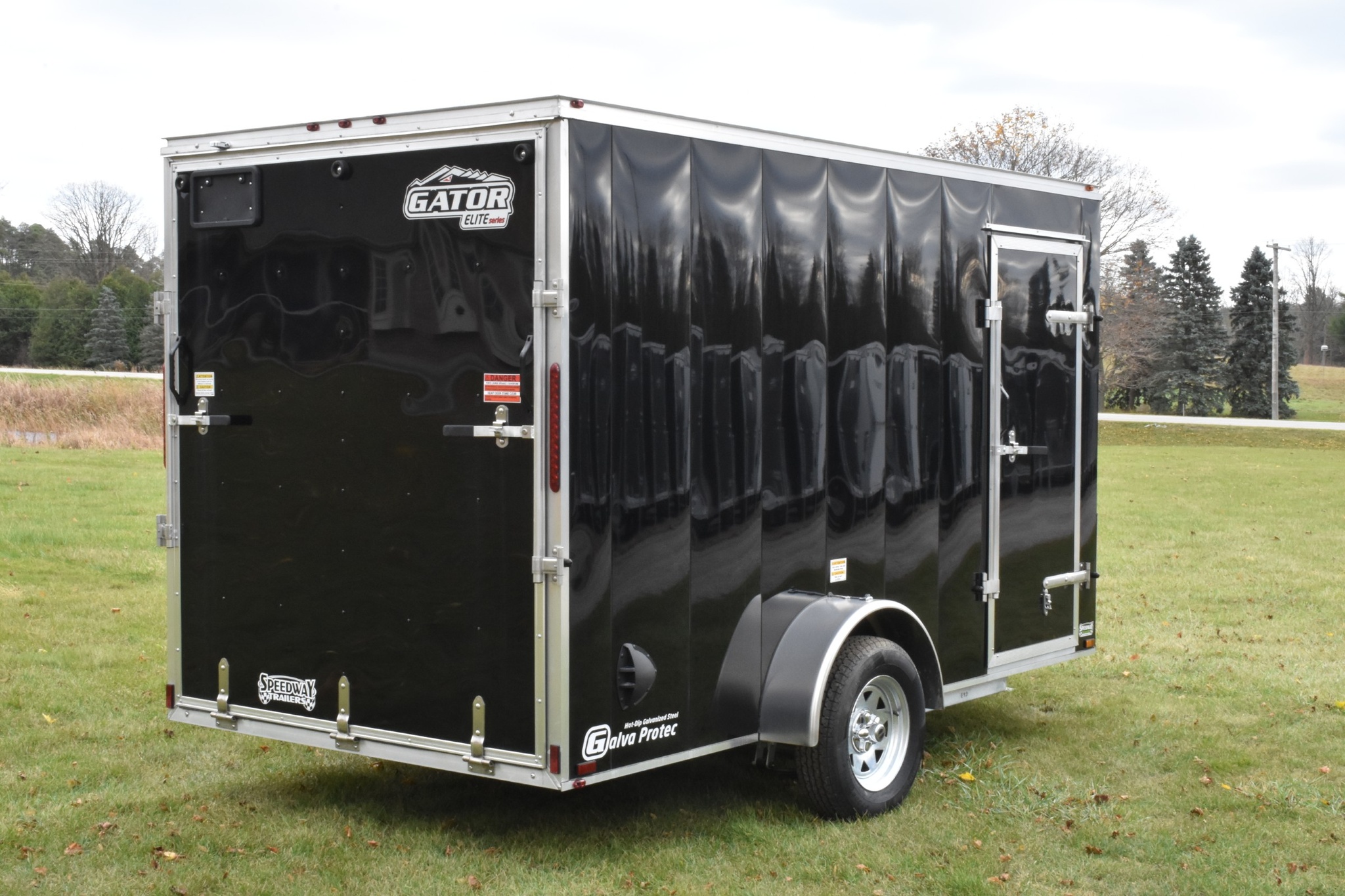 2026 Gator Galvanized Enclosed 6' x 12' Single Axle w/ Ramp thumbnail 7