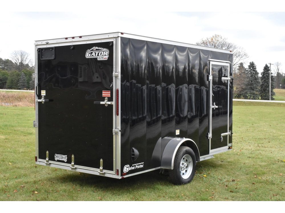 2026 Gator Galvanized Enclosed 6' X 12' Single Axle W/ Ramp alt