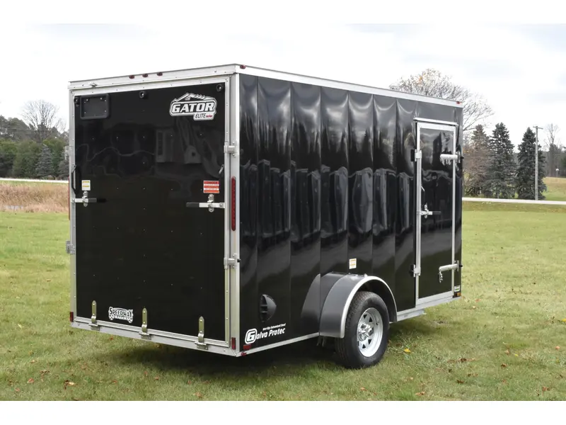 2026 Gator Galvanized Enclosed 6' x 12' Single Axle w/ Ramp