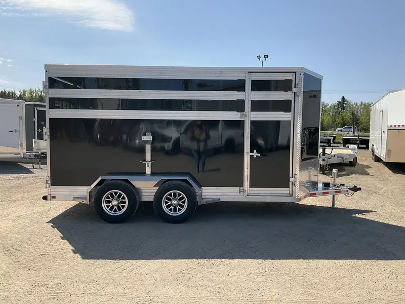 2027 Aghaul 78" x 16' Plus V-Nose Aluminum Livestock Trailer