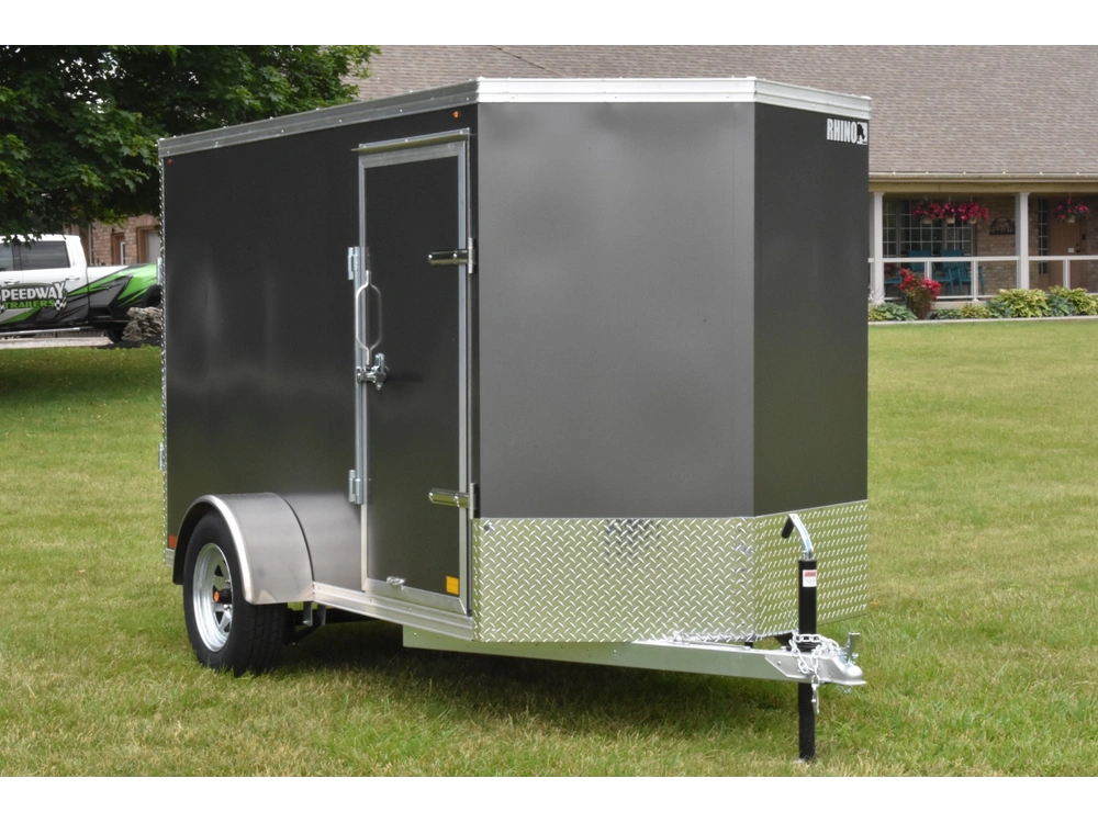 2025 Rhino Galvanized Enclosed 5' X 10' Sa Ramp alt
