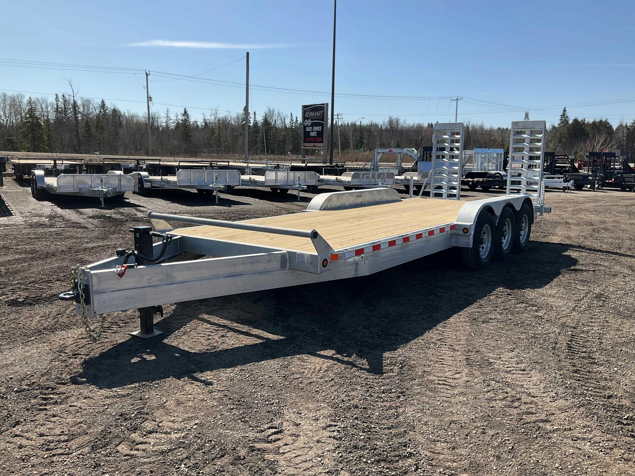 2026 Canada Trailers 82x22 10.5 Ton Galvanized Equipment Trailer thumbnail 4