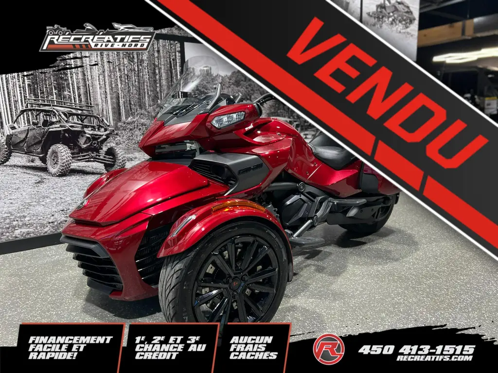 Can-Am SPYDER F3 LIMITED DARK SE6 **BAS KILOMÉTRAGE!!** 2018