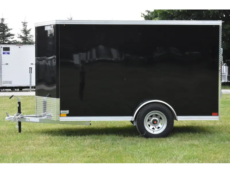 2026 Rhino Galvanized Enclosed 5' x 10' Single Axle w/ Ramp